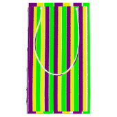 Mardi Gras Stripes Klein Cadeauzakje (Voorkant)