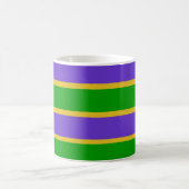 Mardi Gras Stripes Koffiemok (Center)