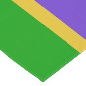 Mardi Gras Stripes Korte Tafelloper (Hoek)