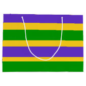 Mardi Gras Stripes Large Cadeautasje (Achterkant)