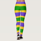 Mardi Gras Stripes leggings (Achterkant)