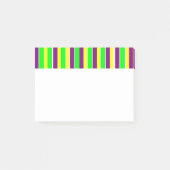 Mardi Gras Stripes Post-it® Notes (Voorkant)