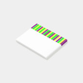 Mardi Gras Stripes Post-it® Notes (Schuin)