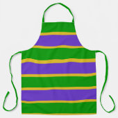Mardi Gras Stripes Schort (Voorkant)