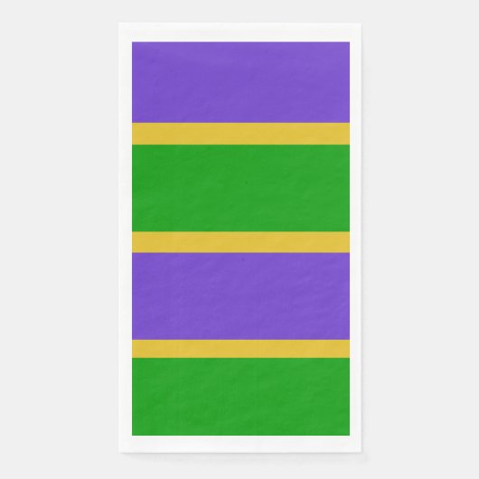 Mardi Gras Stripes Servet (Voorkant)