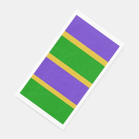 Mardi Gras Stripes Servet (Hoek)