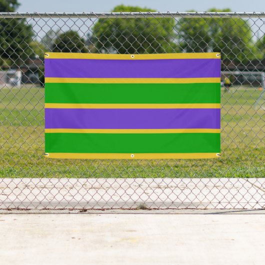 Mardi Gras Stripes Spandoek (Insitu)