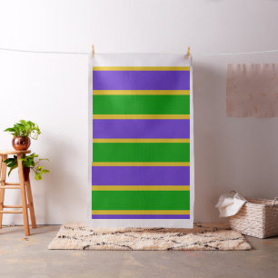Mardi Gras Stripes Stof