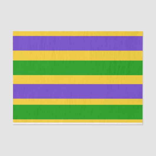 Mardi Gras Stripes Tissuepapier (Voorkant)
