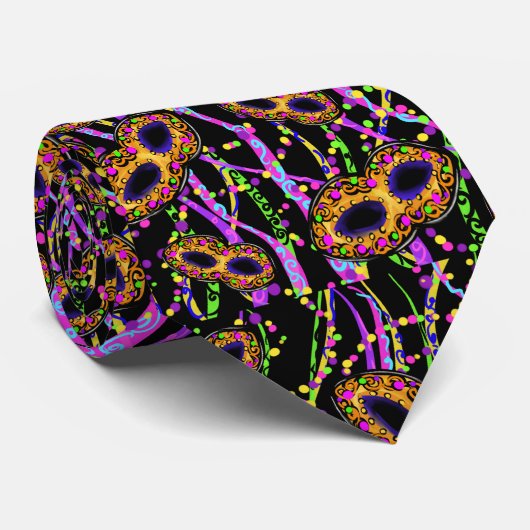 MARDI GRAS STROPDAS (Opgerold)