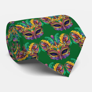 Mardi Gras Stropdas-rific Masquerade Stropdas