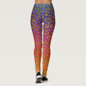 Mardi Gras Style Colorful Leggings (Achterkant)