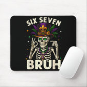 Mardi Gras Sugar Skull Skeleton Six Seven Bruh Mem Muismat (Met muis)