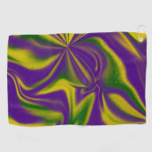 Mardi Gras Swirls Golfhanddoek (Horizontaal)