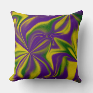 Mardi Gras Swirls Kussen