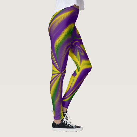 Mardi Gras Swirls Leggings (Rechts)