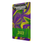 Mardi Gras Swirls Mini Klembord (Angled2)