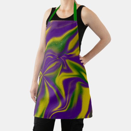 Mardi Gras Swirls Schort (Insitu)