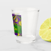 Mardi Gras Swirls Shot Glas (Rechts)