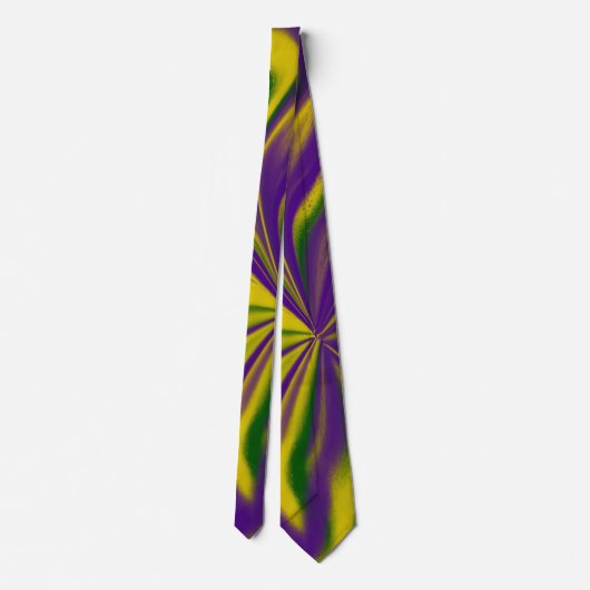 Mardi Gras Swirls Stropdas (Achterkant)