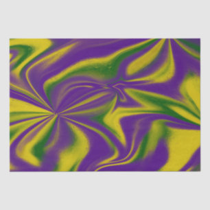 Mardi Gras Swirls Tissuepapier