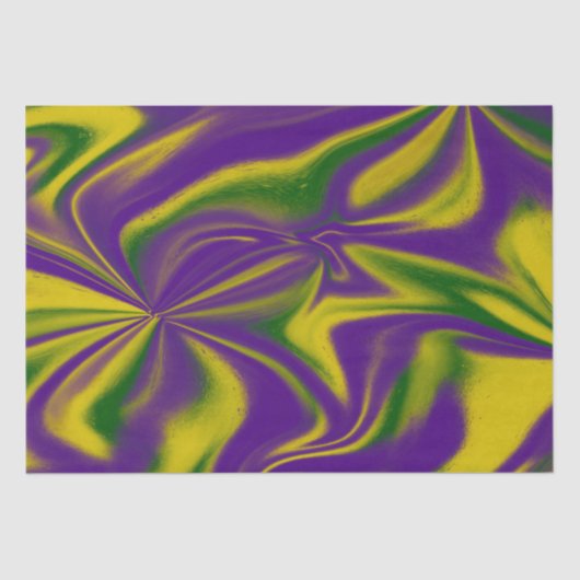 Mardi Gras Swirls Tissuepapier (Voorkant)