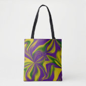 Mardi Gras Swirls Tote Bag (Voorkant)