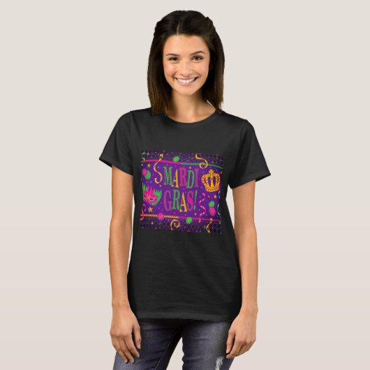 Mardi Gras T-shirt (Voorkant volledig)