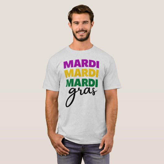 Mardi Gras T-shirt (Voorkant volledig)