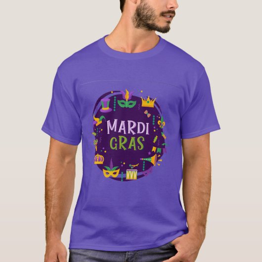 Mardi Gras T-Shirt (Voorkant)