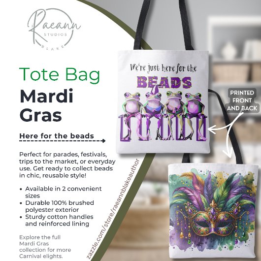 Mardi Gras-tas Tote Bag