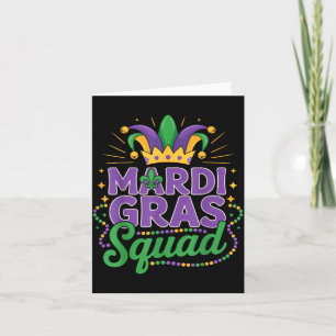Mardi Gras-team bijpassende groepscruise-bemanning Kaart
