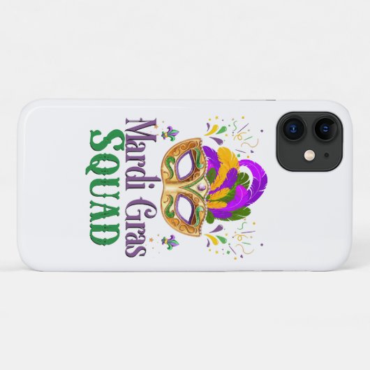 Mardi Gras-team Case-Mate iPhone Case (Achterkant (horizontaal))