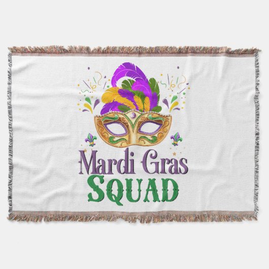 Mardi Gras-team Deken (Voorkant)