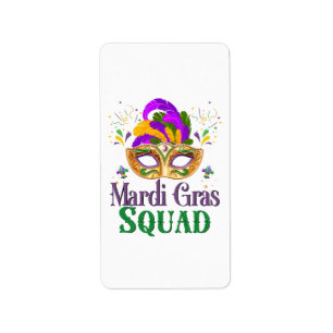 Mardi Gras-team Etiket