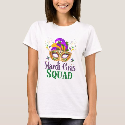 Mardi Gras-team T-shirt (Voorkant)