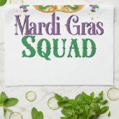 Mardi Gras-team Theedoek (Gevouwen)