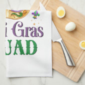 Mardi Gras-team Theedoek (Quarter Fold)