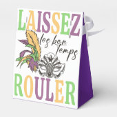 Mardi Gras Tent Style Favor Boxes Bedankdoosjes (Achterkant)