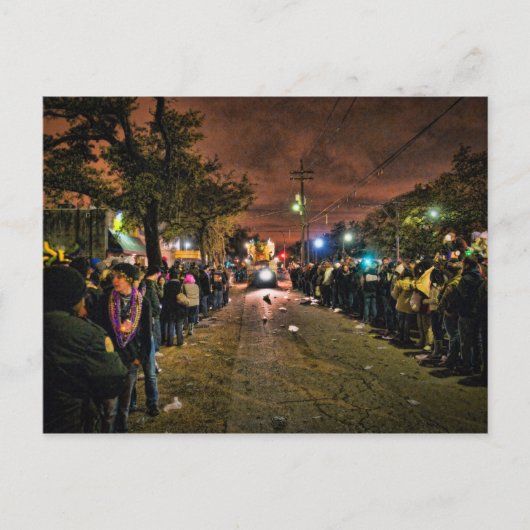 Mardi Gras Textures Briefkaart (Voorkant)
