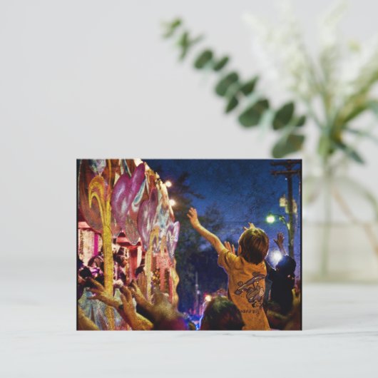 Mardi Gras Textures Briefkaart (Staand voorkant)