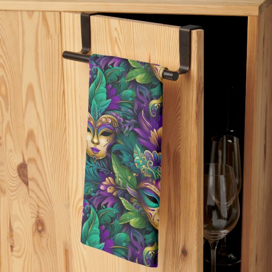 Mardi Gras Theedoek (Derde Gevouwen)