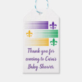 Mardi Gras thema cadeau label Cadeaulabel (Voorkant)