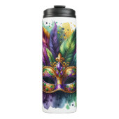 Mardi Gras thermische tumbler Thermosbeker (Voorkant)