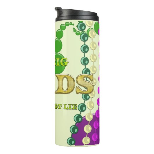 mardi gras thermosbeker (Geroteerd rechts)