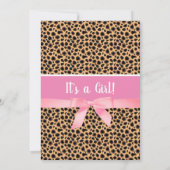 Mardi Gras Thmed Baby Bump Invite Brown Hair Kaart (Achterkant)