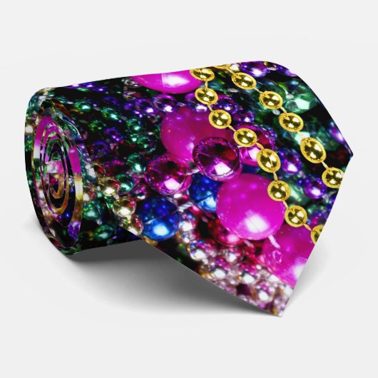 Mardi Gras "throws necktie" Stropdas (Opgerold)