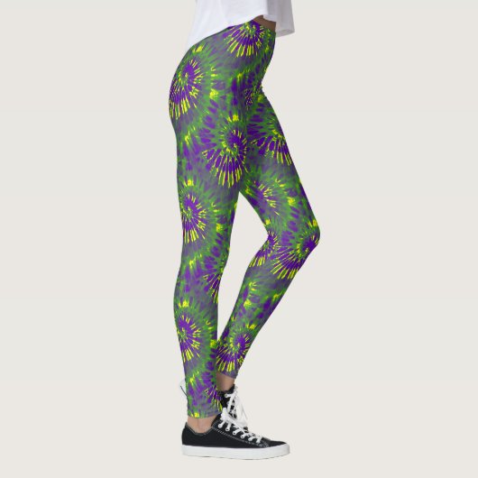 Mardi Gras Tie Dye Leggings (Rechts)