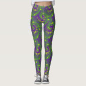 Mardi Gras Tie Dye Leggings (Voorkant)