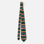 Mardi Gras Tie, Mardi Gras Stripes Stropdas (Achterkant)